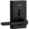 Kwikset SmartCode 917 Keypad Keyless Entry Traditional Residential Electronic Lever Deadbolt Alternative with Tustin Door Handle and SmartKey Security, Venetian Bronze(Matte Black)