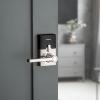 Kwikset SmartCode 917 Keypad Keyless Entry Traditional Residential Electronic Lever Deadbolt Alternative with Tustin Door Handle and SmartKey Security, Venetian Bronze(Satin Nickel)