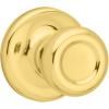 Kwikset 200M 3 CP 7/8RFL RCS 92001-519 Mobile Home Hall and Closet Door Knob in Polished Brass (Pack of 2)(Polished Brass)