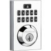 Kwikset 914 Contemporary Keypad SmartCode Electronic Deadbolt Smart Lock featuring SmartKey Security and ZigBee 3.0 Technology in Polished Chrome