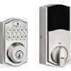 Kwikset 914 Traditional Keypad SmartCode Electronic Deadbolt Smart Lock featuring SmartKey Security and ZigBee 3.0 Technology in Satin Nickel, Large, 914TRL ZB 3.0 15