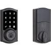 Kwikset 916 Keyless Entry Touchscreen SmartCode Electronic Deadbolt Smart Lock featuring SmartKey Security and ZigBee 3.0 Technology in Traditional Venetian Bronze, Zigbee Hub sold seperately