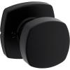Kwikset Arroyo Knob Interior Privacy Door Knob with Lock, Door Handle For Bathroom and Bedroom, Matte Black Keyless Turn Lock Doorknob, with Microban Protection(Matte Black)
