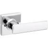 Kwikset Breton Interior Passage Door Handle 10 Pack, Lever for Closet and Hallway Doors, Reversible Non-Locking Handle Lever, Matte Black, with Microban Protection(Polished Chrome)
