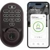 Kwikset Halo Wi-Fi Smart Lock, Keyless Entry Door Deadbolt, Geofence Auto-Unlock, Grade AAA Certified, No Hub Easy Install, Matte Black Lifetime Finish Warranty, Backlit Keypad(Venetian Bronze)