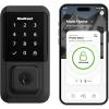 Kwikset Halo Wi-Fi Smart Lock, Keyless Entry Door Deadbolt, Geofence Auto-Unlock, Grade AAA Certified, No Hub Easy Install, Satin Nickel Lifetime Finish Warranty, Touchscreen(Matte Black)