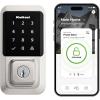 Kwikset Halo Wi-Fi Smart Lock, Keyless Entry Door Deadbolt, Geofence Auto-Unlock, Grade AAA Certified, No Hub Easy Install, Satin Nickel Lifetime Finish Warranty, Touchscreen(Satin Nickel)