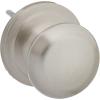 Kwikset Hancock Interior Passage Door Knob, Handle For Closet and Hallway Doors, Non-Locking Doorknob in Satin Nickel, with Microban Protection