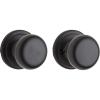 Kwikset Hancock Interior Passage Door Knob, Handle For Closet and Hallway Doors, Non-Locking Doorknob in Venetian Bronze, with Microban Protection(Passage)