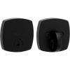 Kwikset Midtown Deadbolt Lock, Matte Black Modern Exterior Keyed Front Entry Door, Pick Resistant SmartKey Rekey Security, Single Cylinder Dead Bolt, with Microban Protection(Matte Black)