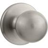 Kwikset Polo Interior Passage Door Knob, Handle For Closet and Hallway Doors, Non-Locking Doorknob in Satin Nickel, with Microban Protection(Satin Nickel)