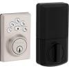 Kwikset Powerbolt 240 5-Button Keypad Satin Nickel Traditional Electronic Deadbolt Door Lock, Featuring Convenient keyless Entry, Customizable User Codes and auto Locking(Satin Nickel)