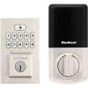 Kwikset SmartCode 260 Keyless Entry Electronic Keypad Deadbolt Door Lock with Auto-Lock, Custom User Codes, Advanced Security in Venetian Bronze Traditional(Satin Nickel)