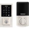 Kwikset SmartCode 270 Keyless Entry Electronic Touchpad Deadbolt Door Lock with Auto-Lock, Custom User Codes, Advanced Security in Matte Black Contemporary(Satin Nickel)