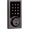 Kwikset SmartCode 916 Z-Wave Smart Lock, Keyless Entry Ring Compatible Door Lock, Touchscreen Electronic Deadbolt, SmartKey Re-Key Security, Smart Hub Required, Contemporary Satin Nickel(Venetian Bronze)