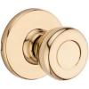 Kwikset Tylo Interior Passage Door Knob, Handle For Closet and Hallway Doors, Non-Locking Doorknob in Polished Brass(Polished Brass)