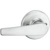 Kwikset Delta Interior Passage Door Handle, Lever For Closet and Hallway Doors, Reversible Non-Locking Handle Lever, Satin Chrome(Satin Chrome)
