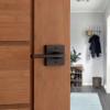 Kwikset Lisbon Interior Passage Door Handle, Lever For Closet and Hallway Doors, Reversible Non-Locking Handle Lever, Polished Chrome(Venetian Bronze)