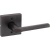Kwikset Lisbon Interior Passage Door Handle, Lever For Closet and Hallway Doors, Reversible Non-Locking Handle Lever, Polished Chrome(Venetian Bronze)