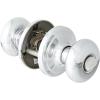 Kwikset Hancock Interior Passage Door Knob, Handle For Closet and Hallway Doors, Non-Locking Doorknob in Satin Nickel, with Microban Protection(Polished Chrome)