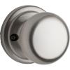 Kwikset Hancock Interior Passage Door Knob, Handle For Closet and Hallway Doors, Non-Locking Doorknob in Satin Nickel, with Microban Protection(Satin Nickel)
