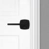 Kwikset Tripoli Lever Interior Privacy Door Handle with Lock, Door Lever For Bathroom and Bedroom, Matte Black Reversible Keyless Turn Lock, with Microban Protection(Matte Black)