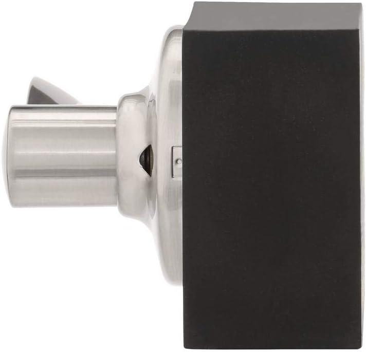 imageKwikset Balboa Interior Privacy Door Handle with Lock Door Lever For Bathroom and Bedroom Matte Black Reversible Keyless Turn LockSatin Nickel
