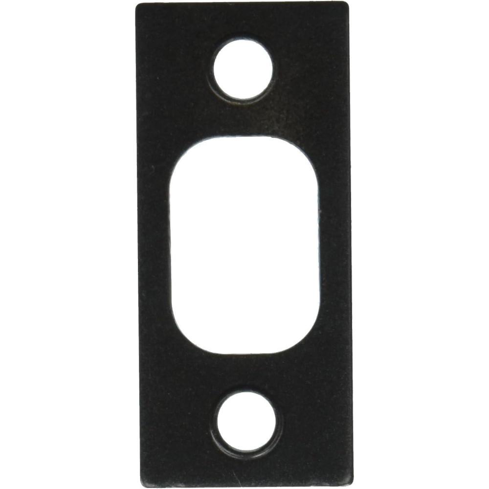 imageKwikset 85072690 Oil Rubbed Bronze Square Corner 1quot x 214quot Deadbolt Strike Standard on 660 Series