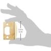 Kwikset Corporation 3437-01 3 STRK SQ CNR Full Lip Square Corner Strike in Polished Brass