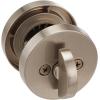 Kwikset Milan Deadbolt Lock, Satin Nickel Round Exterior Keyed Front Entry Door, Pick Resistant SmartKey Rekey Security, Single Cylinder Dead Bolt, with Microban Protection(Satin Nickel)