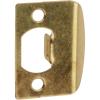 Kwikset Corporation 3437-01 3 STRK SQ CNR Full Lip Square Corner Strike in Polished Brass