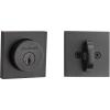 Kwikset Halifax Deadbolt Lock, Venetian Bronze Square Exterior Keyed Front Entry Door, Pick Resistant SmartKey Rekey Security, Single Cylinder Dead Bolt, with Microban Protection