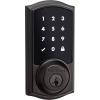 Kwikset 99150-003 SmartCode 915 Touchscreen Electronic UL Deadbolt with Smart Key, Venetian Bronze