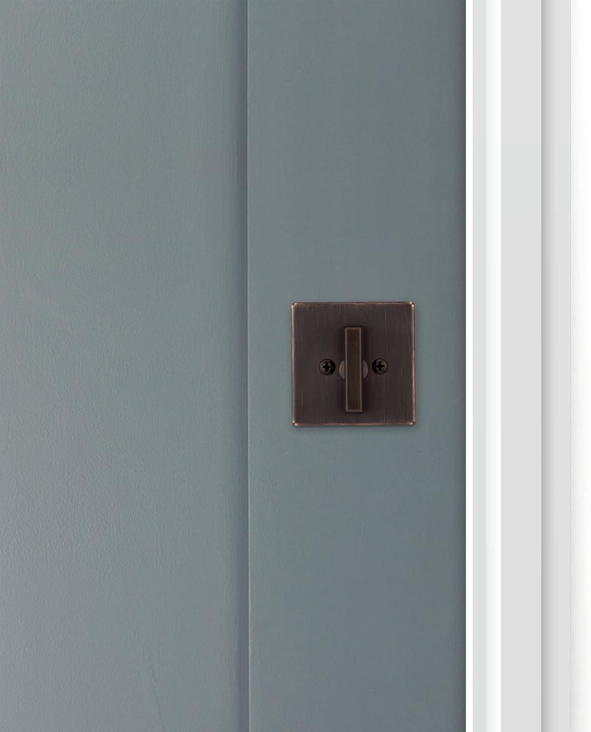 image:imageKwikset 660SQT15S Single Cylinder Square Deadbolt SmartKey with RCAL Latch and RCS Strike Satin Nickel Finish