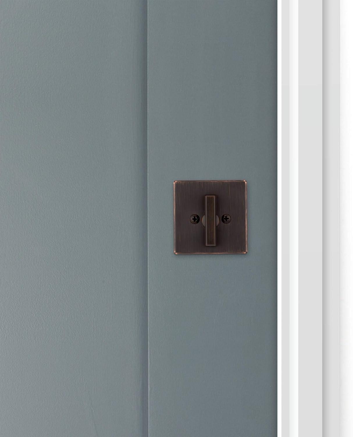 image:imageKwikset 660SQT15S Single Cylinder Square Deadbolt SmartKey with RCAL Latch and RCS Strike Satin Nickel Finish