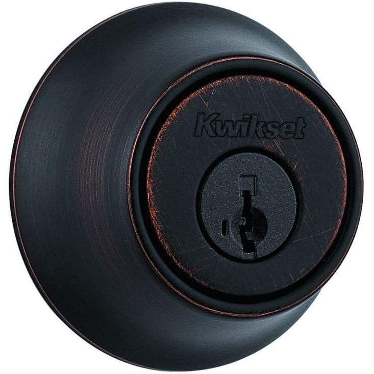 image:imageKwikset 660 Single Cylinder Deadbolt featuring SmartKey Security in Venetian BronzeVenetian Bronze