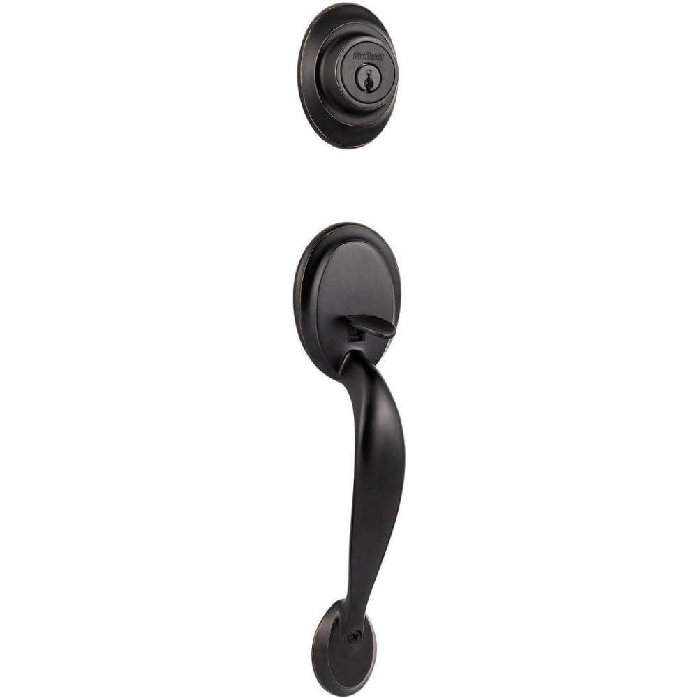 image:imageKwikset 687DALIP Dakota Single Cylinder Handleset from The Series Exterior Only Venetian Bronze