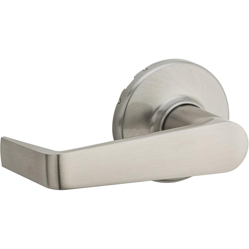 image:imageKwikset 721KNL15 Kingston Light Commercial Passage Door Lock Satin Nickel Finish