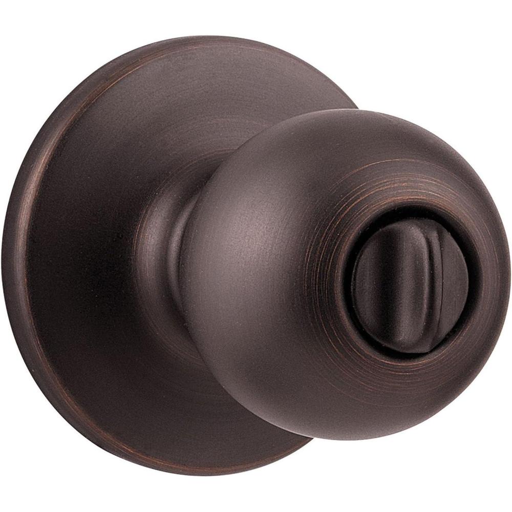 image:imageKwikset 93001867 Polo Bed and Bath Knob in Venetian Bronze1 Count Pack of 1