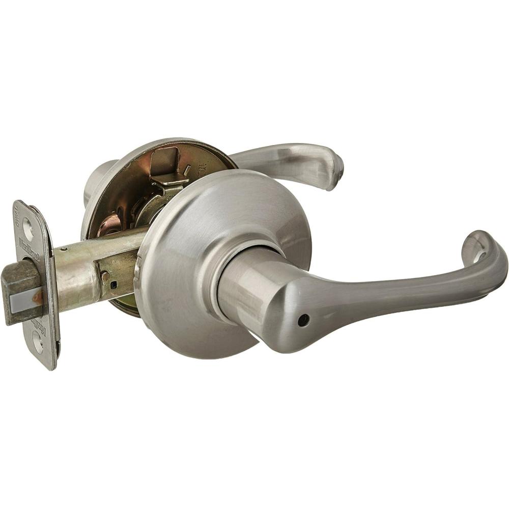 image:imageKwikset 93001881 Security Dorian Privacy Lever Satin Nickel