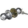 Kwikset 450P-26D Polo Keyed Knob Satin Chrome Finish
