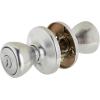 Kwikset 695T 26D CP Double Cylinder Deadbolt Combo Pack with Tylo Entry Knob in Satin Chrome