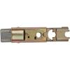Kwikset 6-Way Adjustable Deadlatch in Polished Brass , Unfinished