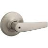 Kwikset Delta Dummy Door Handle, Single Sided Lever for Closets, French Double Doors, and Pantry, Satin Chrome Non-Turning Reversible Interior Push/Pull Lever(Satin Nickel)