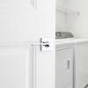 Kwikset Ladera Interior Passage Door Handle, Lever For Closet and Hallway Doors, Reversible Non-Locking Handle Lever, Polished Chrome