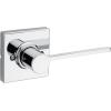 Kwikset Ladera Interior Passage Door Handle, Lever For Closet and Hallway Doors, Reversible Non-Locking Handle Lever, Polished Chrome