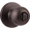 Kwikset Polo Interior Privacy Door Knob with Lock, Door Handle For Bathroom and Bedroom, Venetian Bronze Keyless Turn Lock Doorknob(Venetian Bronze)
