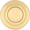 Kwikset Tylo Dummy Door Knob, Single Sided Handle for Closets, French Double Doors, and Pantry, Satin Chrome Non-Turning Interior Push/Pull Door Knob(Polished Brass)
