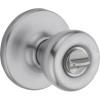 Kwikset 93001-928 Tylo Privacy Bed/Bath Knob In Satin Chrome(Satin Chrome)