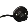 Kwikset Balboa Dummy Door Handle, Single Sided Lever for Closets, French Double Doors, and Pantry, Satin Nickel Non-Turning Right Handed Interior Push/Pull Lever, with Microban Protection(Venetian Bronze)